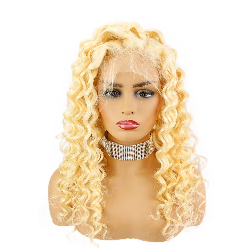 Lace Front Wig - Blonde Deep Curly