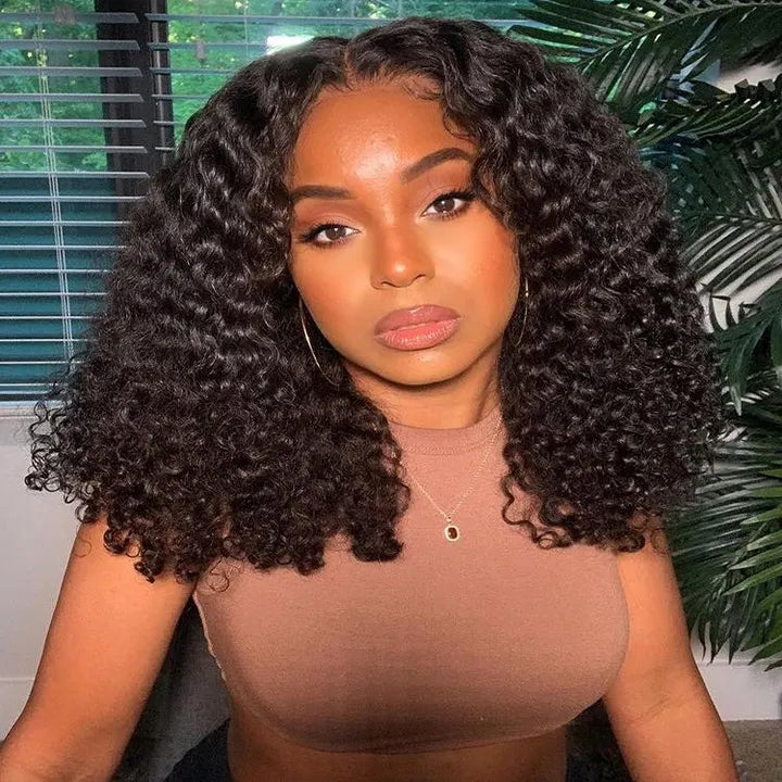 4x4 Curly Lace Closure Wig