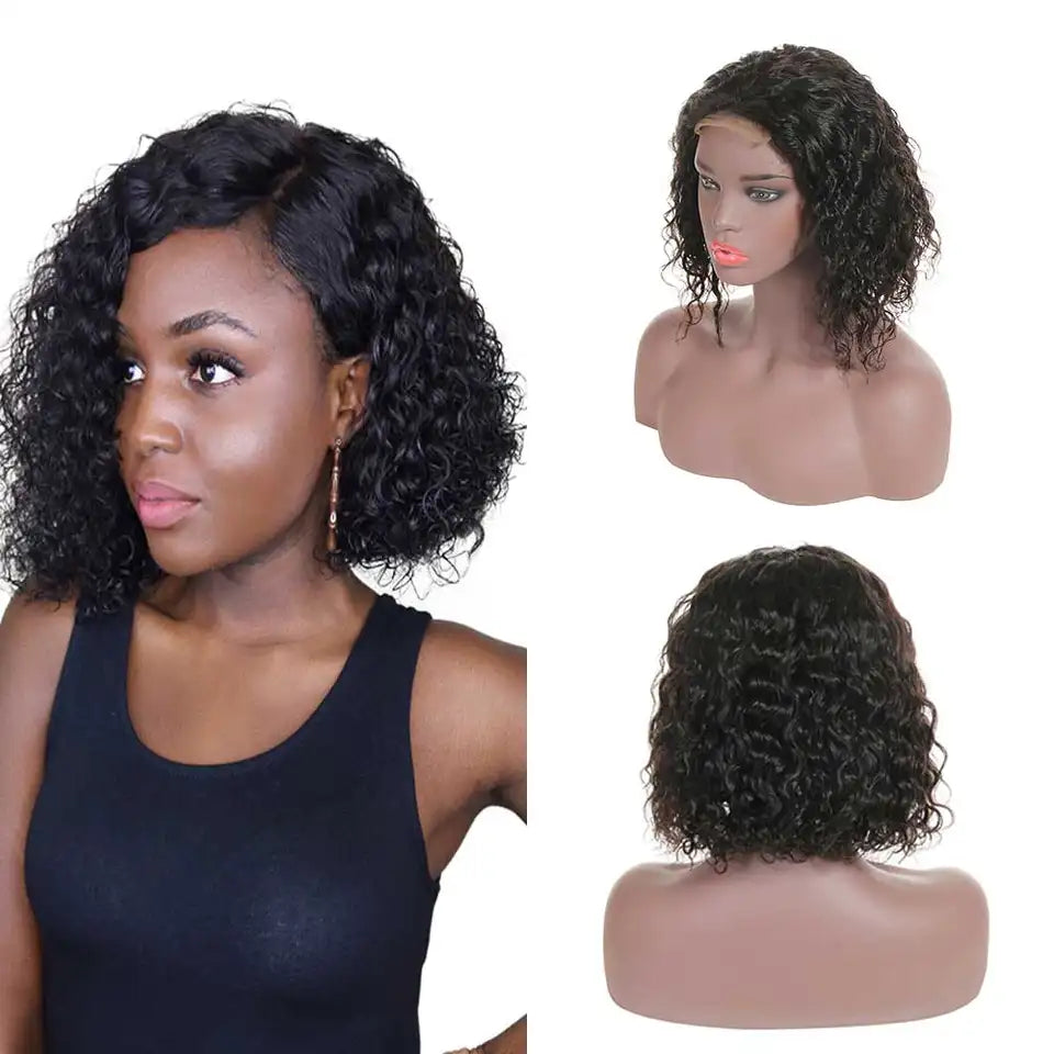 4x4 Curly Lace Closure Wig