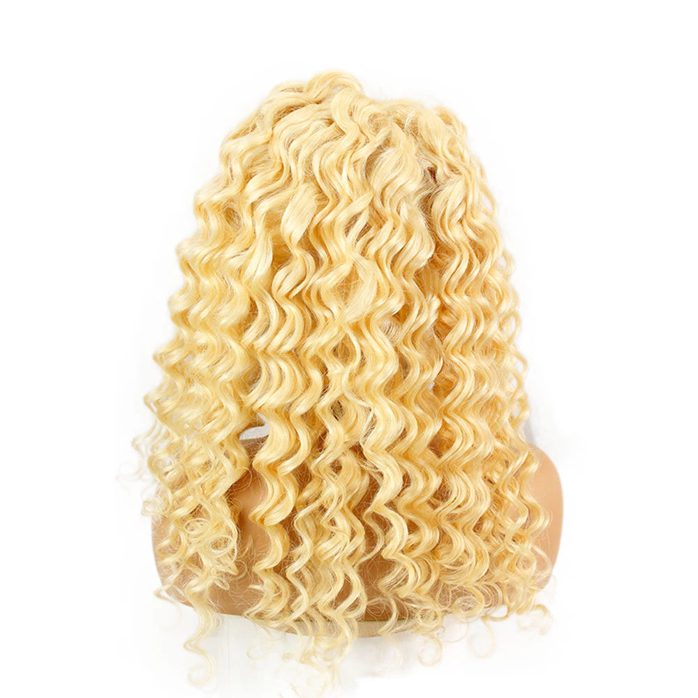 Lace Front Wig - Blonde Deep Curly